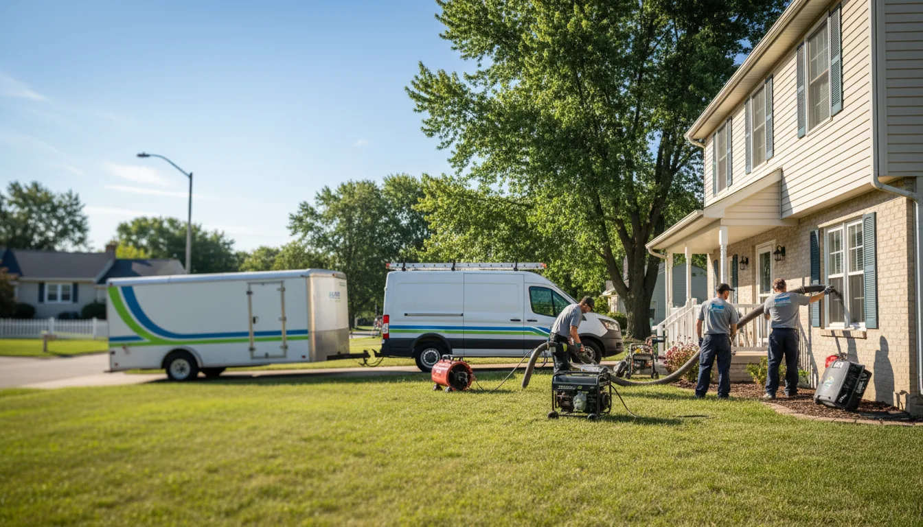 Flooded Basement Restoration And Cleanup With Repair in Mayetta, KS near me